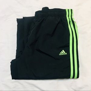 Adidas Lined 3-Stripe Track Pants with Ank…